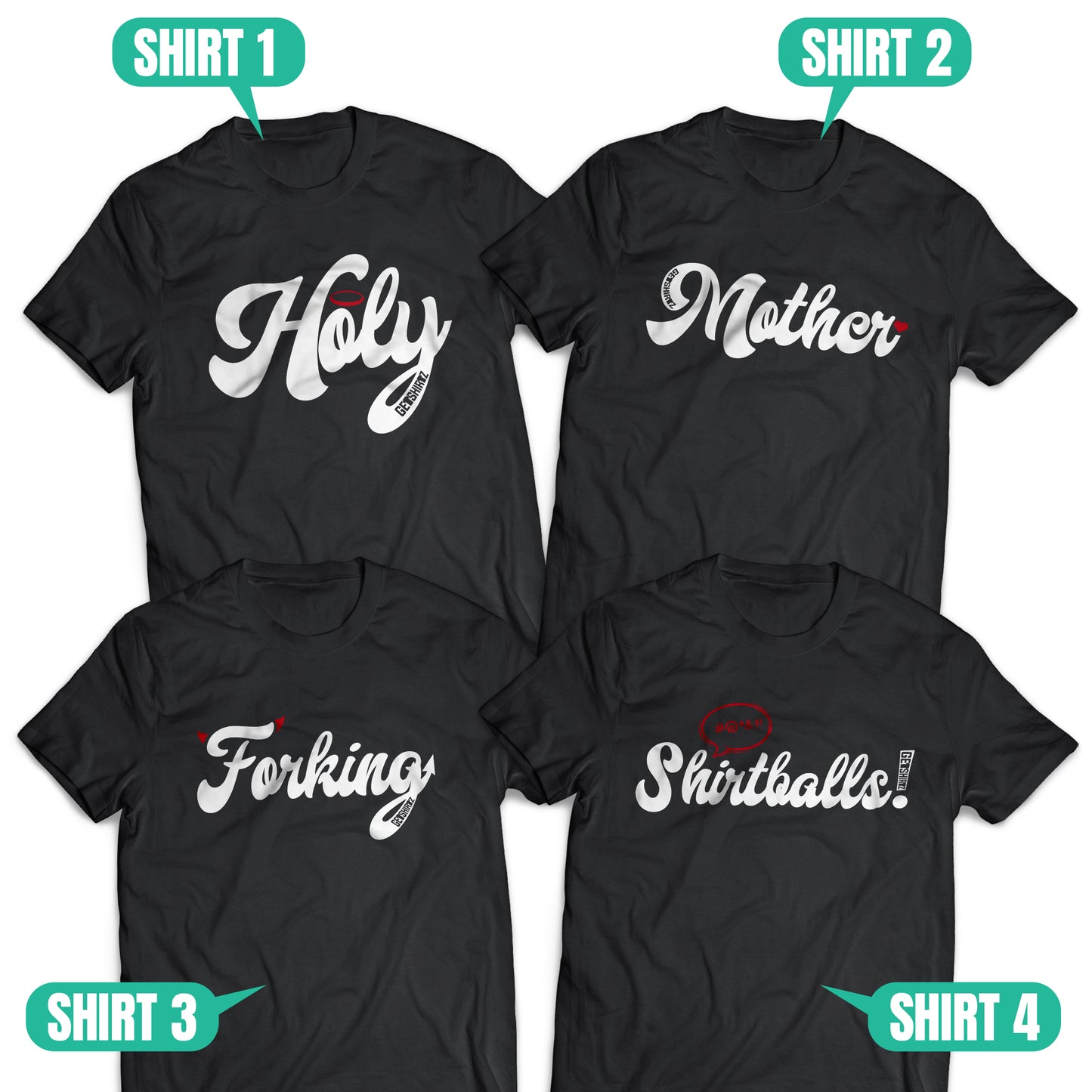 Holy Mother Forking Shirtballs Lineup Shirts