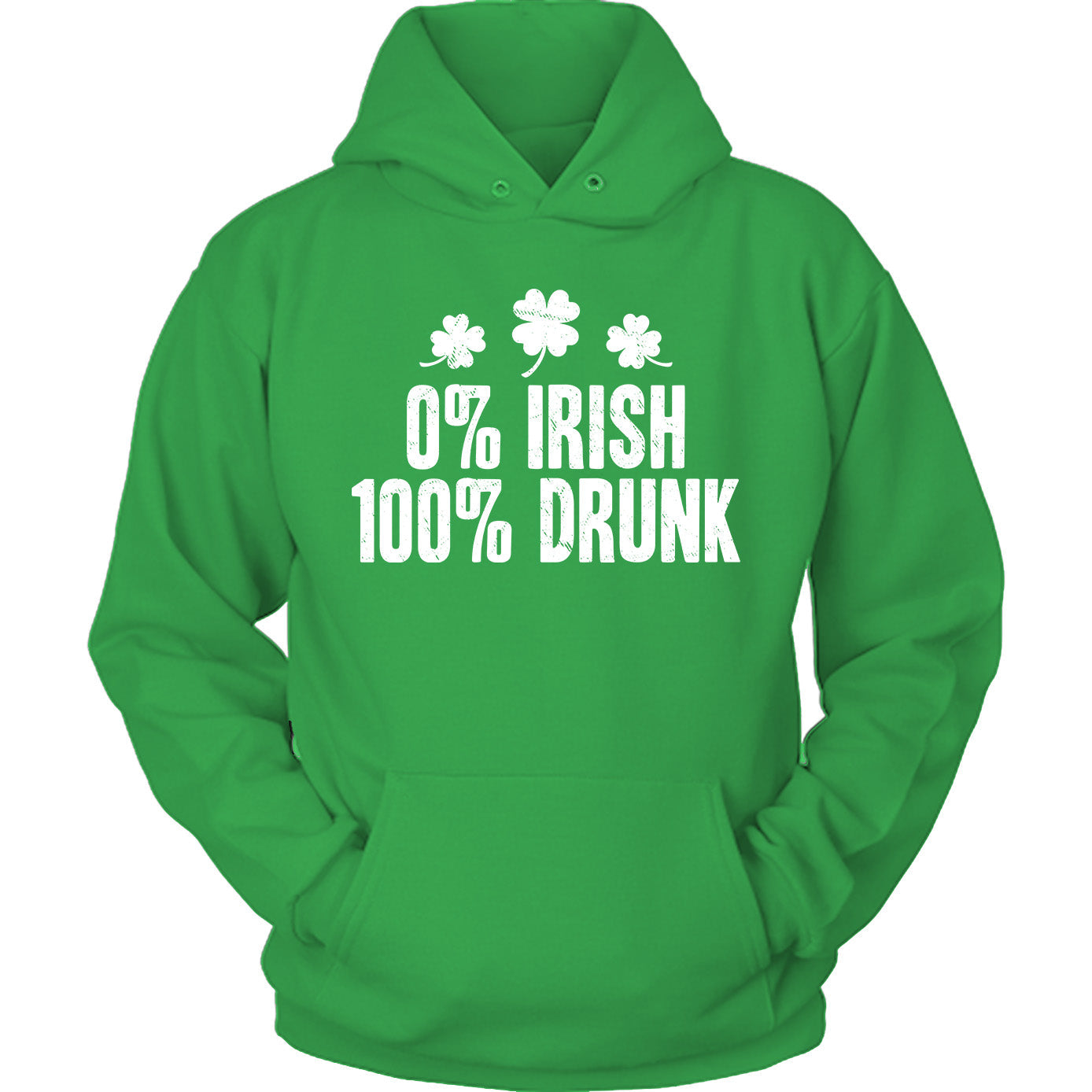 St. Patrick's Day Shirt - 0% Irish 100% Drunk