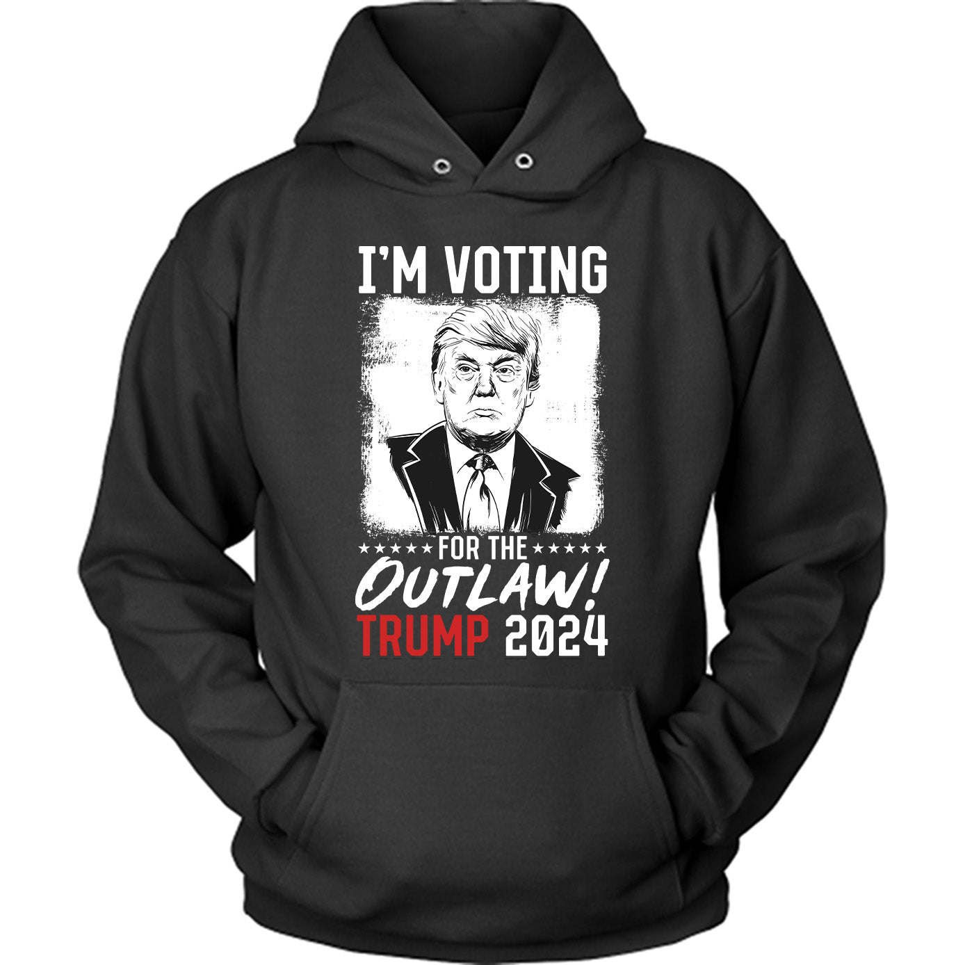 I'm Voting For The Outlaw! US Presidential Election Republican T-shirt