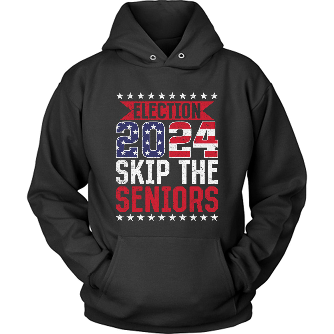 Election 2024 Skip The Seniors Funny US Election Tshirt