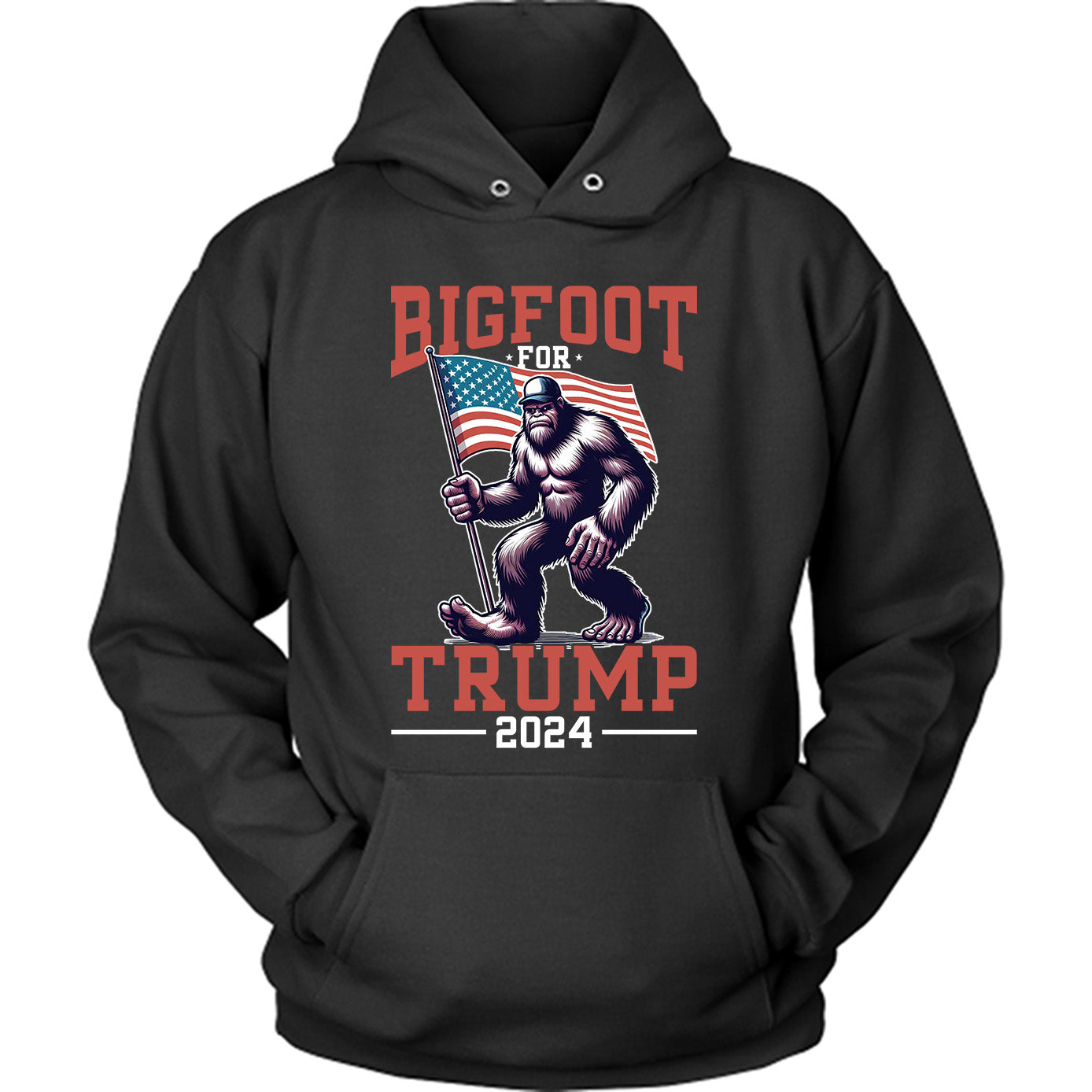 Bigfoot For Trump 2024 US Presidential Election Republican T-shirt