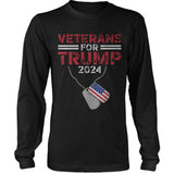 Veterans For Trump Patriotic US Election Shirt