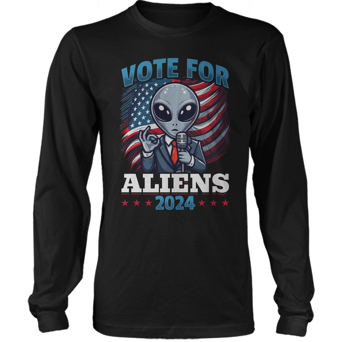 Vote For Aliens Funny US Presidential Election Parody T-shirt