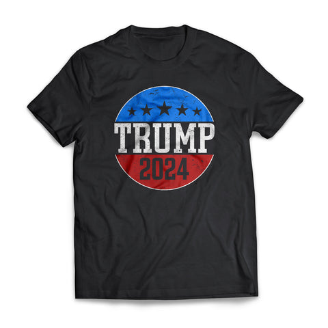 Trump 2024 Button US President Election Shirt Republicans