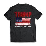 Trump Make America Great Again US Flag Election Day Shirt