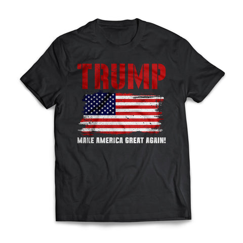Trump Make America Great Again US Flag Election Day Shirt