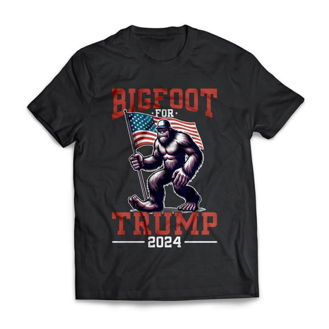 Bigfoot For Trump 2024 US Presidential Election Republican T-shirt