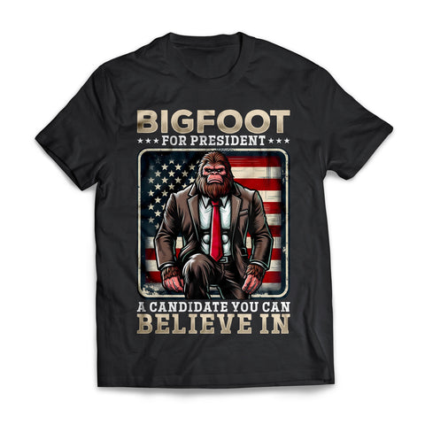 Bigfoot for President Democrat Republican Politics USA Election Shirt