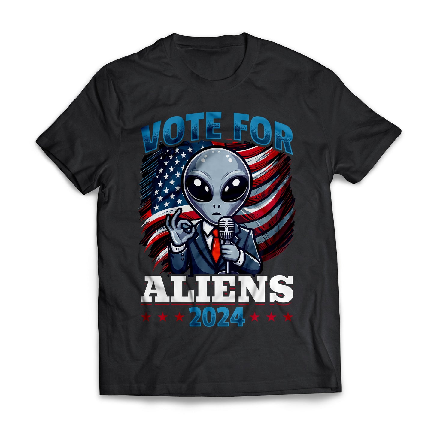 Vote For Aliens Funny US Presidential Election Parody T-shirt