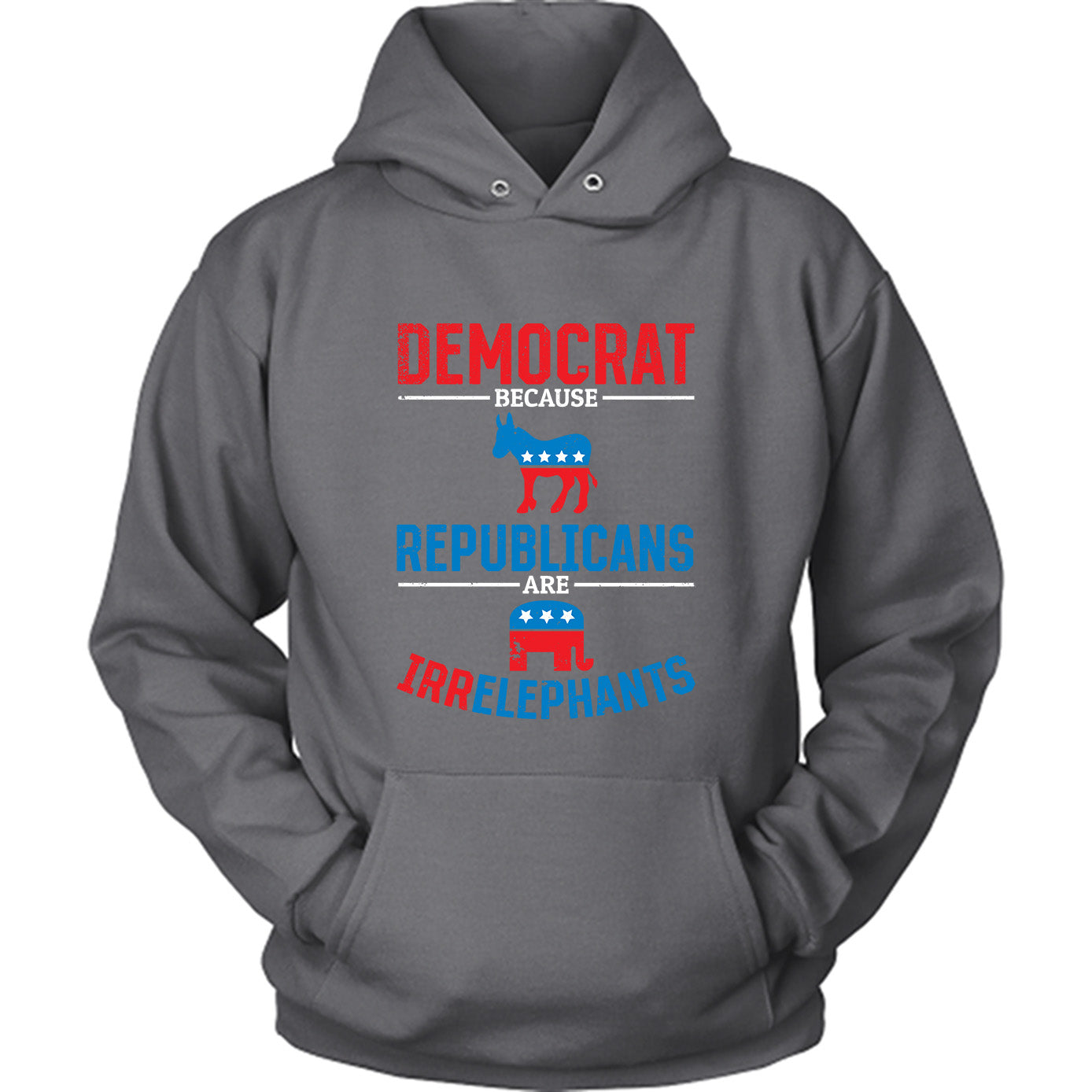 Democrats Because Republicans Are Irrelephants Funny US Election T-shirt