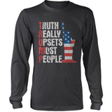 TRUMP Truth Really Upsets Most People US Presidential Election T-shirt for Republicans