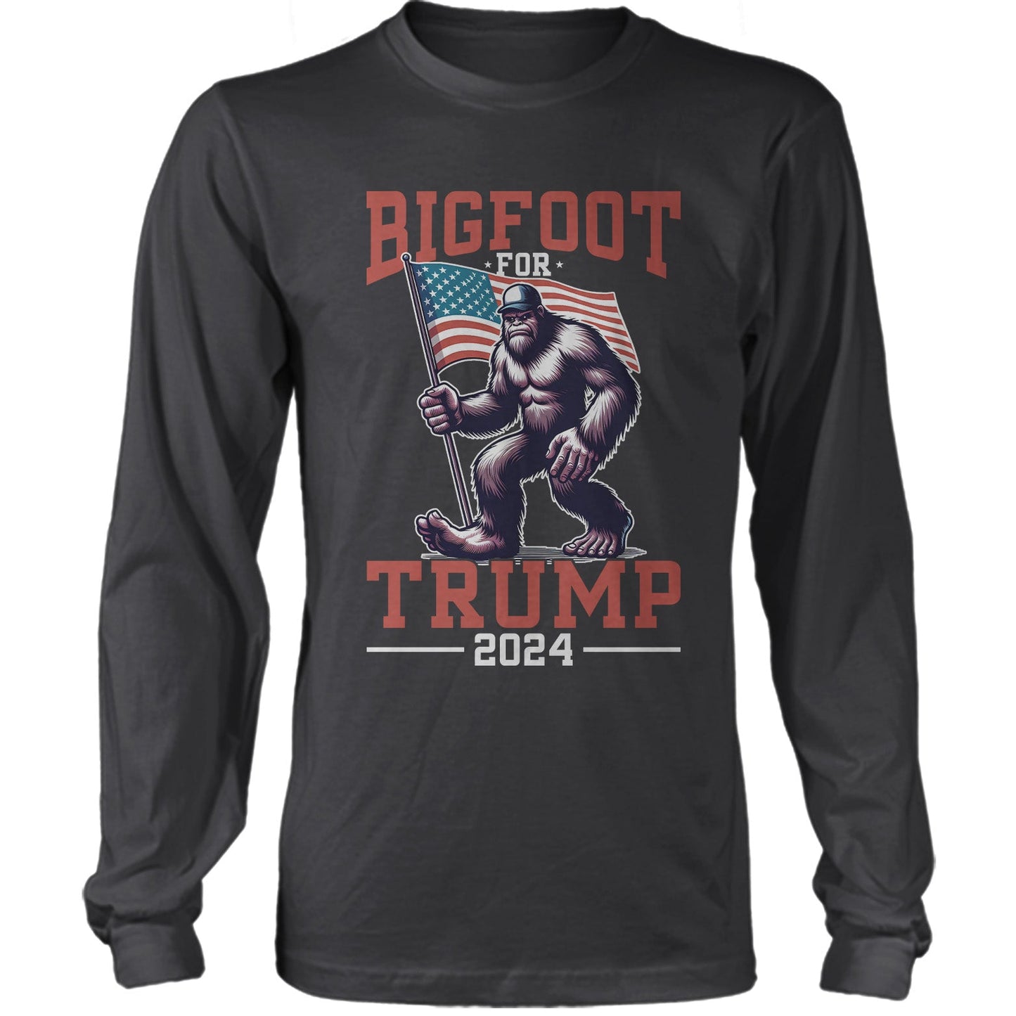 Bigfoot For Trump 2024 US Presidential Election Republican T-shirt