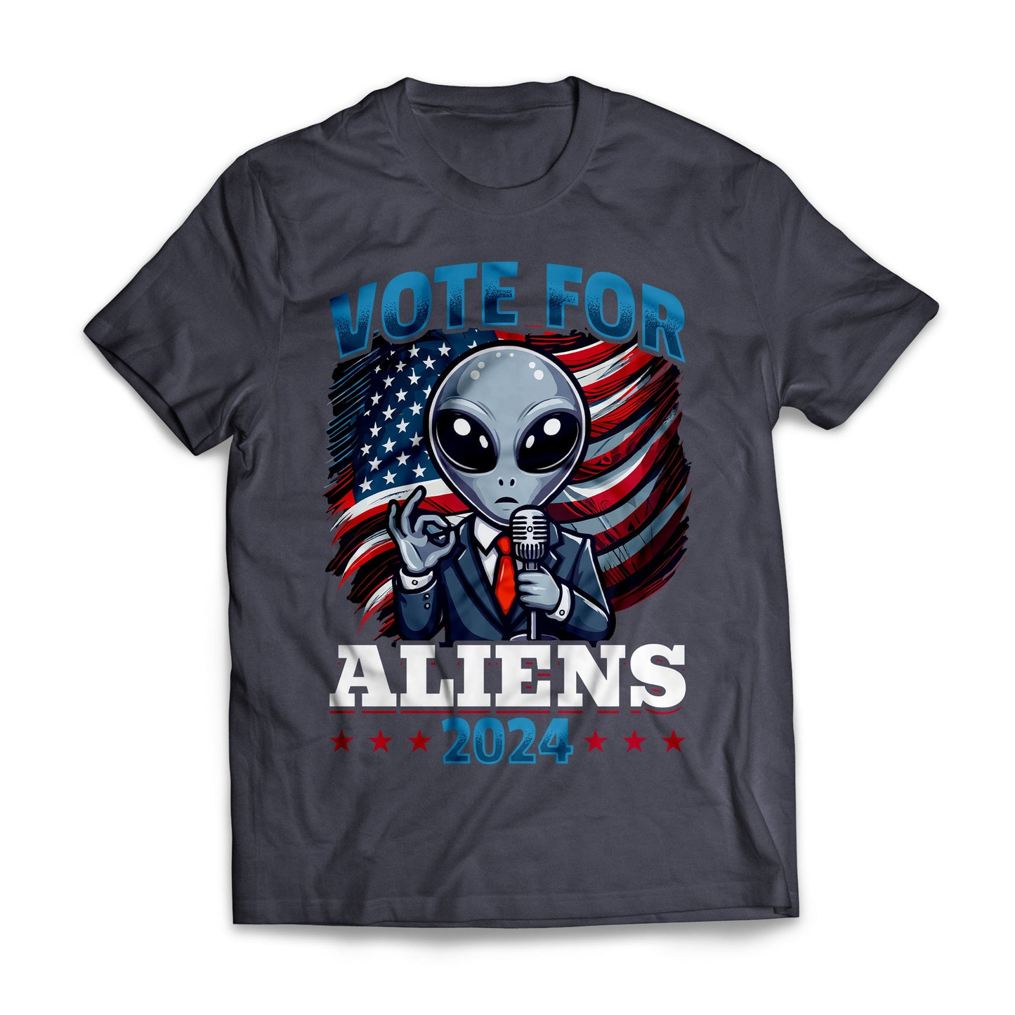 Vote For Aliens Funny US Presidential Election Parody T-shirt