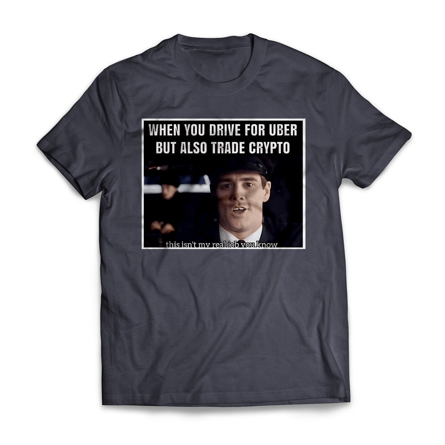 My Real Job Is Not A Job Funny Crypto Trader Shirt