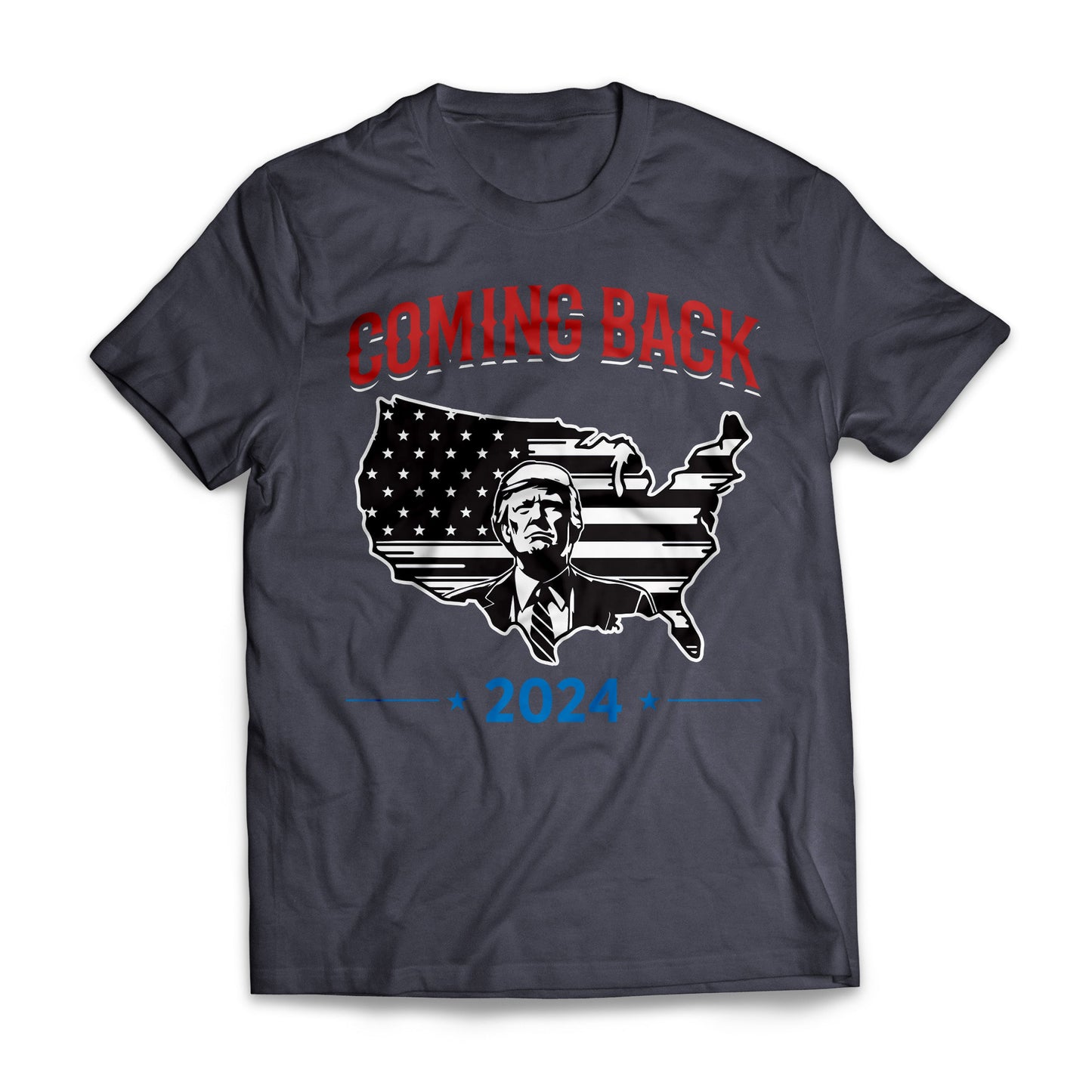 Coming Back 2024 Re-elect Donal Trump Election Day T-shirt