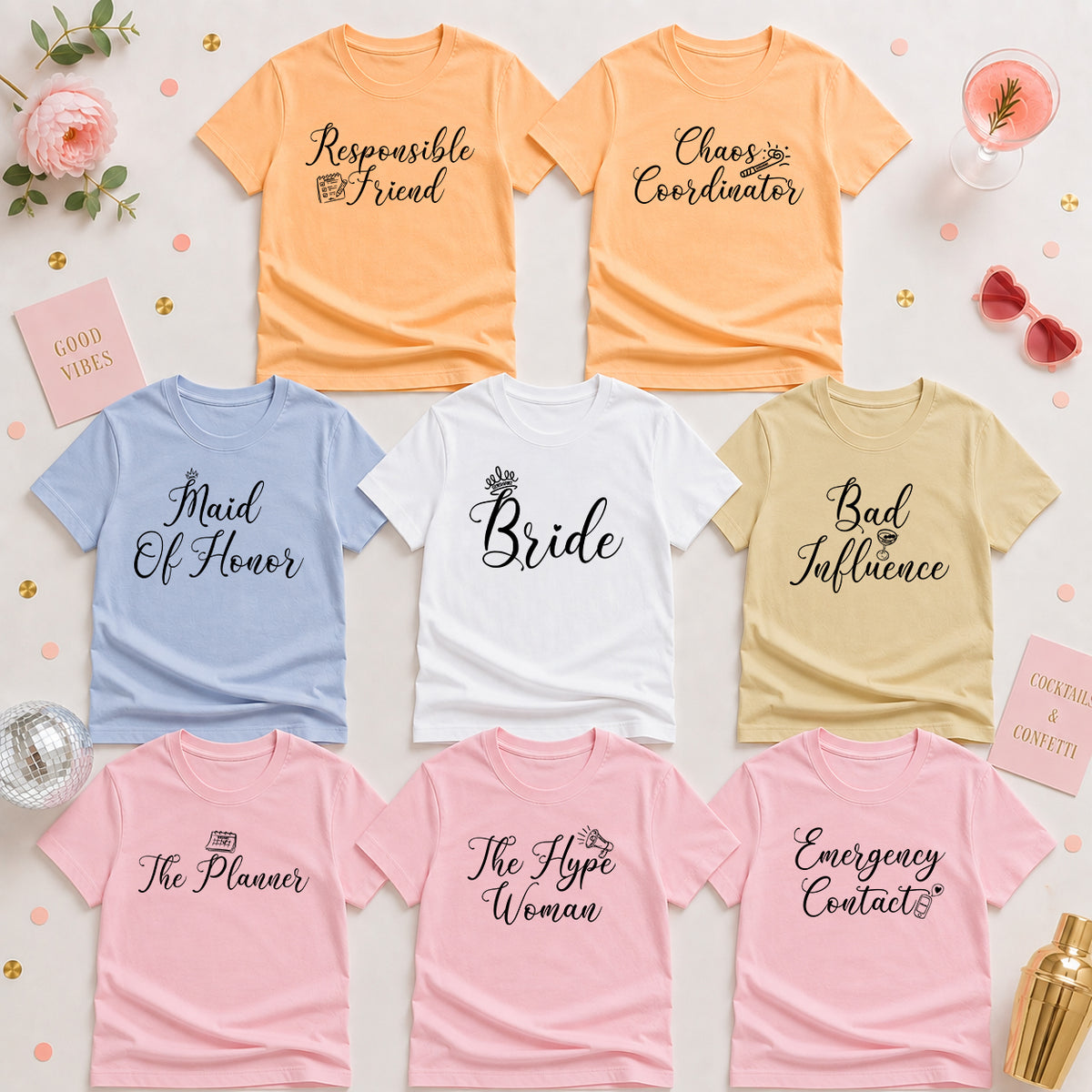 The Bride Tribe Shirt Set