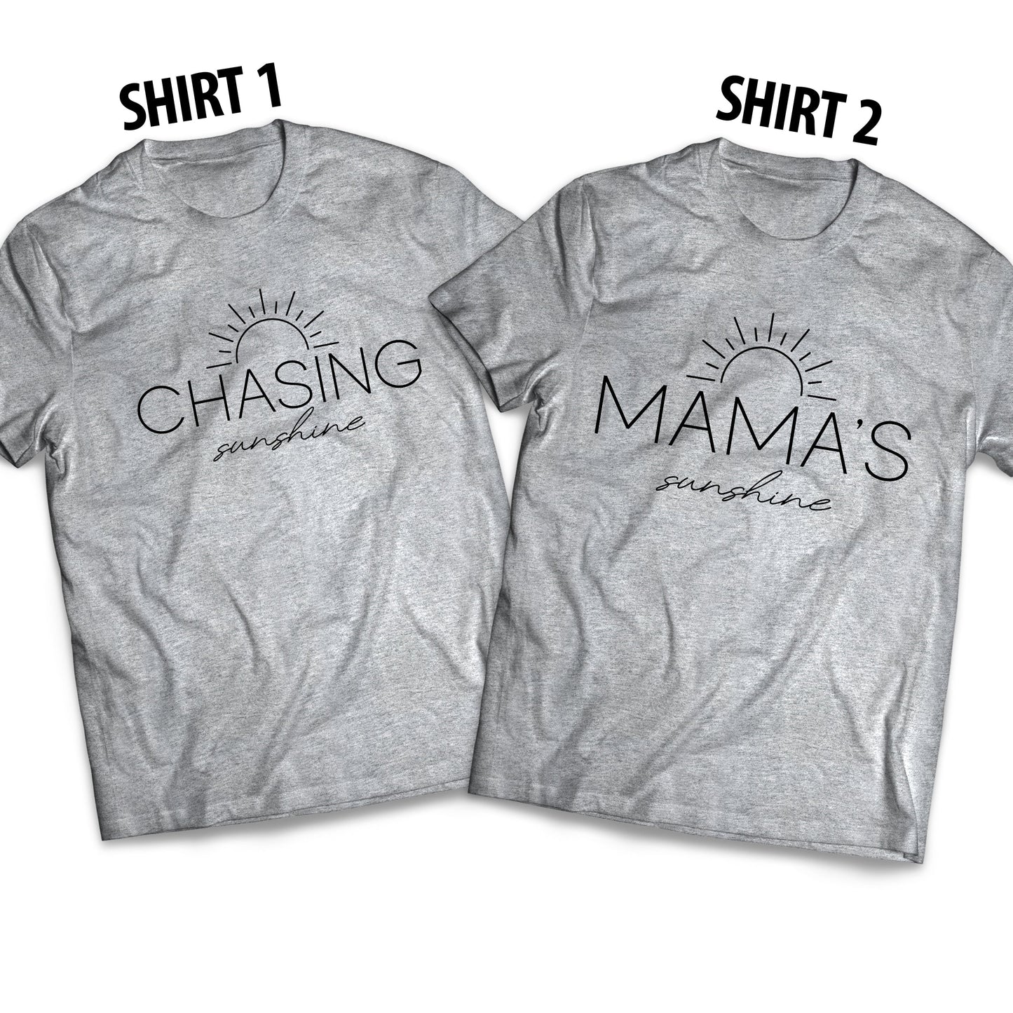 Chasing Sunshine and Mama's Sunshine - Adult Matching Set