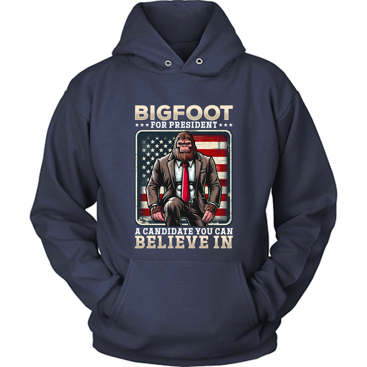 Bigfoot for President Democrat Republican Politics USA Election Shirt