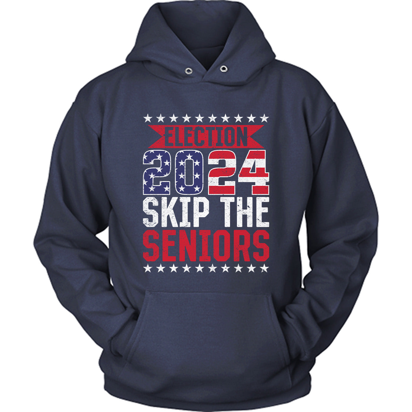 Election 2024 Skip The Seniors Funny US Election Tshirt