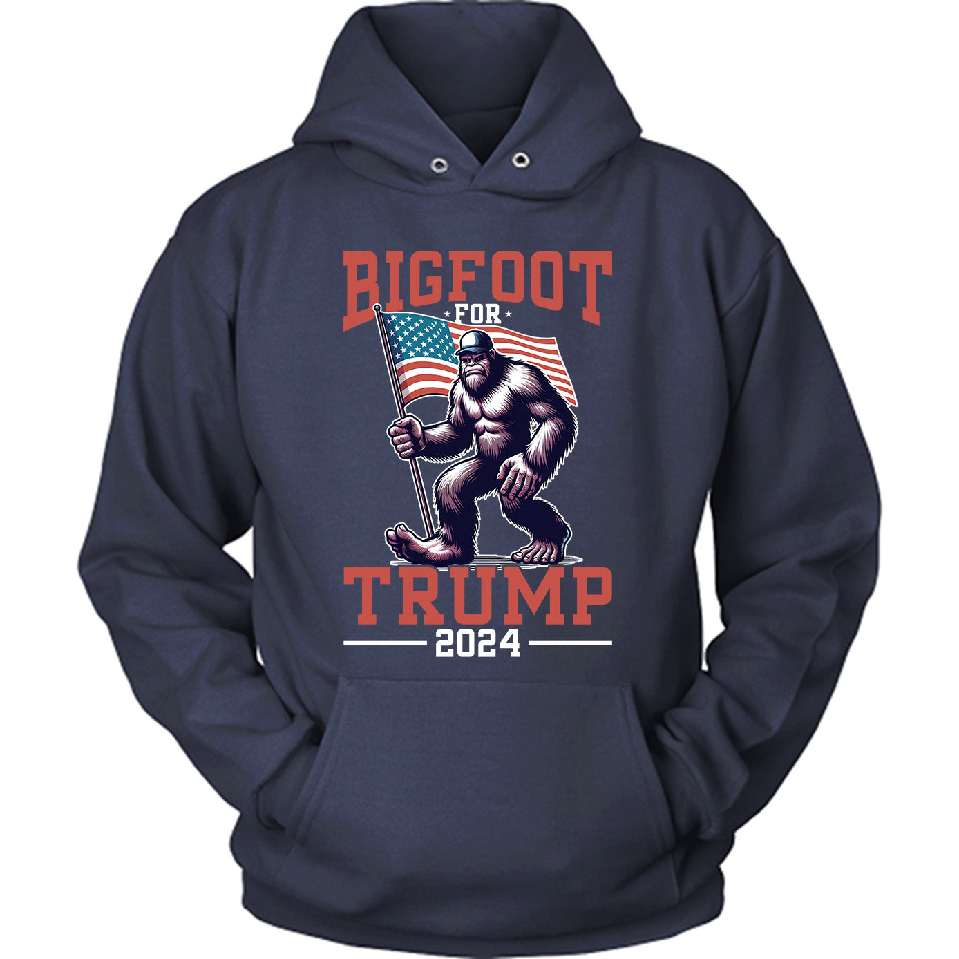 Bigfoot For Trump 2024 US Presidential Election Republican T-shirt