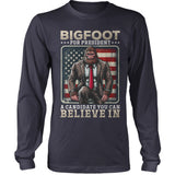 Bigfoot for President Democrat Republican Politics USA Election Shirt