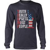 TRUMP Truth Really Upsets Most People US Presidential Election T-shirt for Republicans