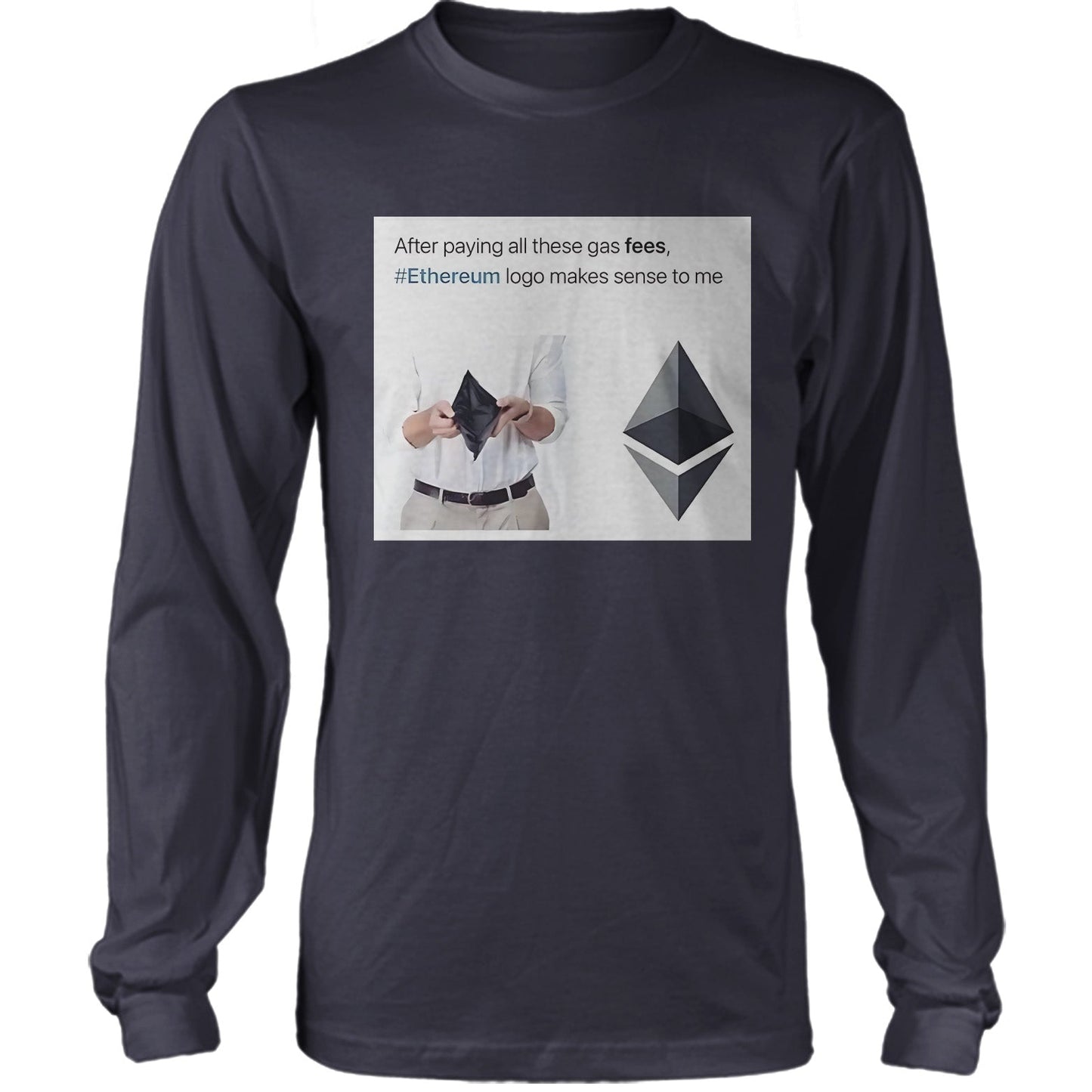 The Original Business Model Funny Etherium Crypto Trading Shirt