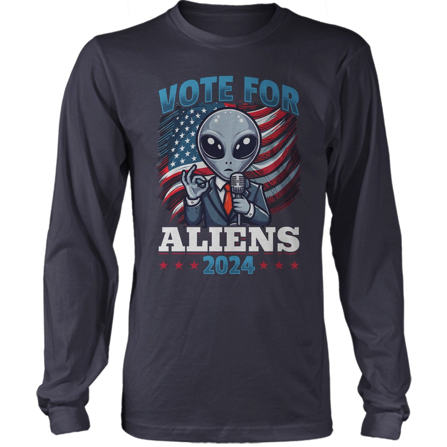 Vote For Aliens Funny US Presidential Election Parody T-shirt