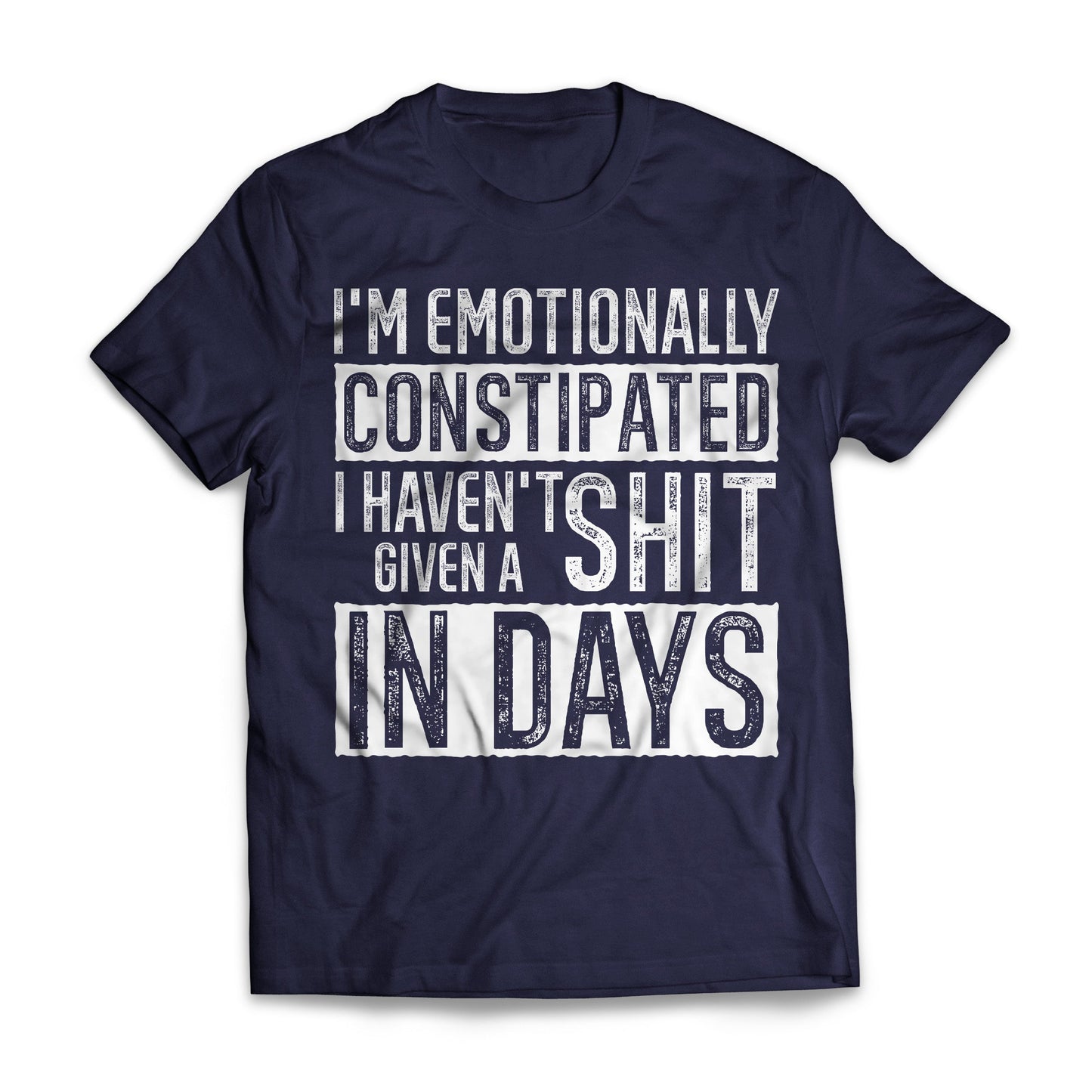 I'm emotionally constipated