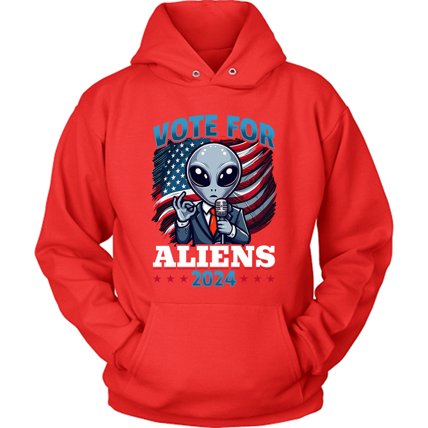 Vote For Aliens Funny US Presidential Election Parody T-shirt