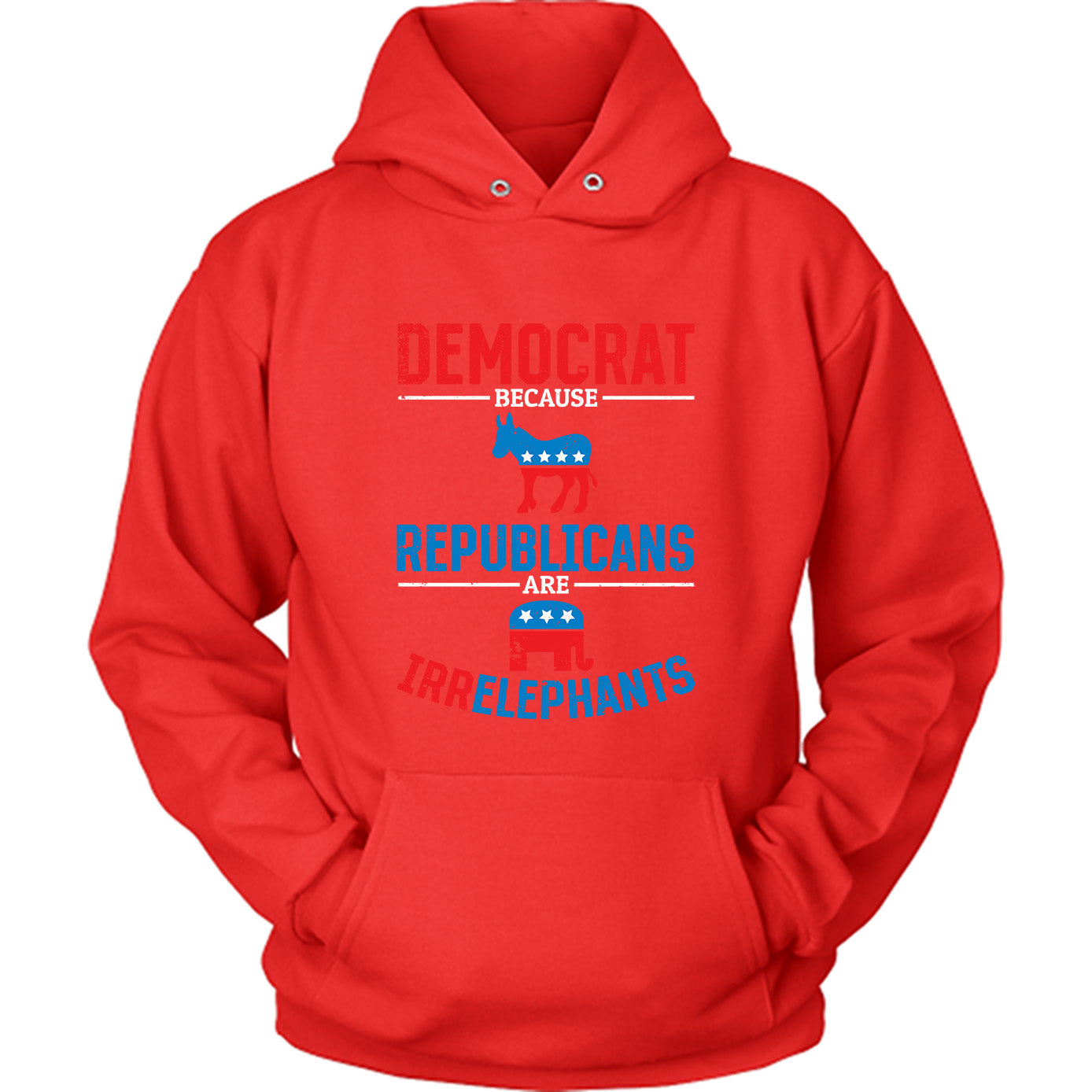 Democrats Because Republicans Are Irrelephants Funny US Election T-shirt