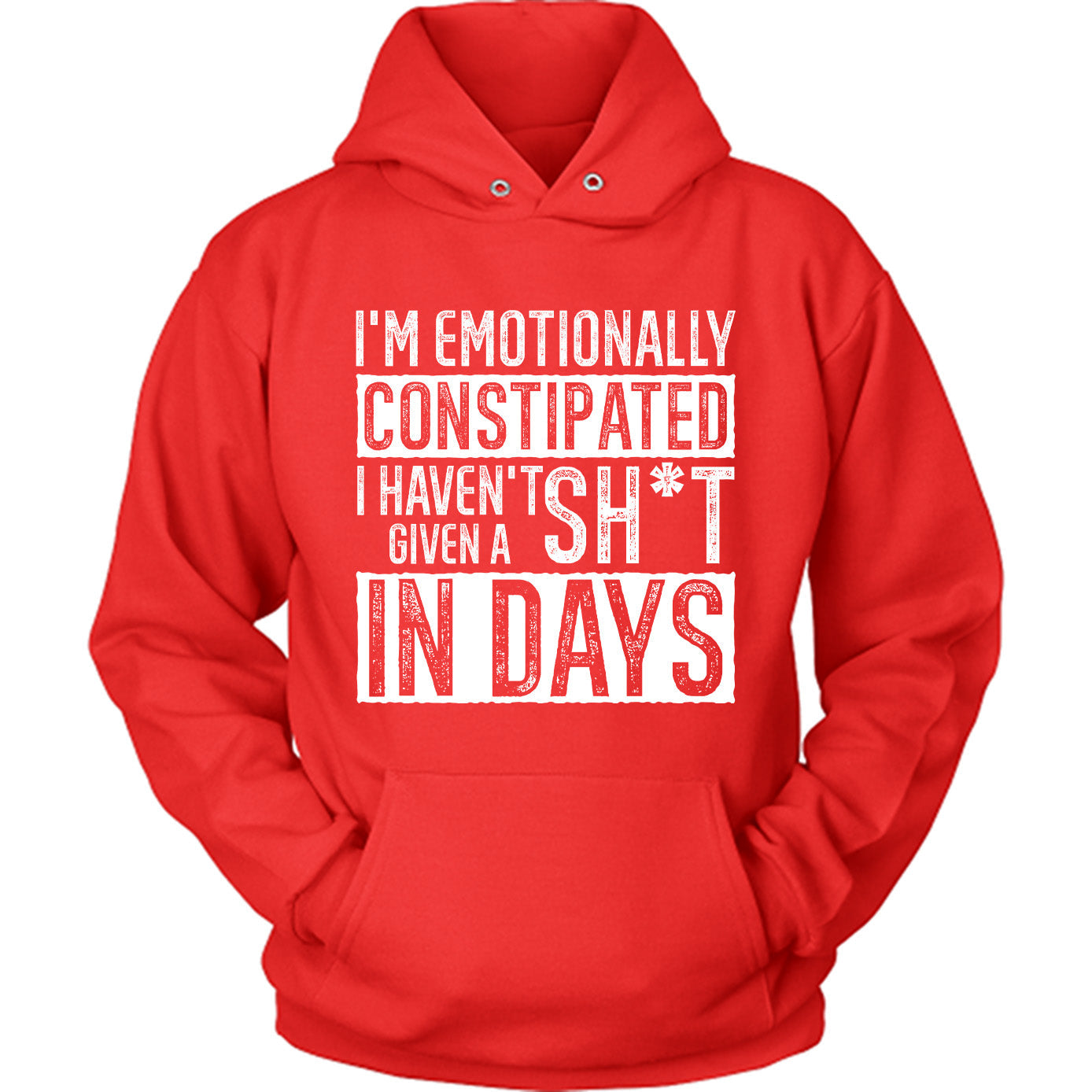 I'm emotionally constipated-censored