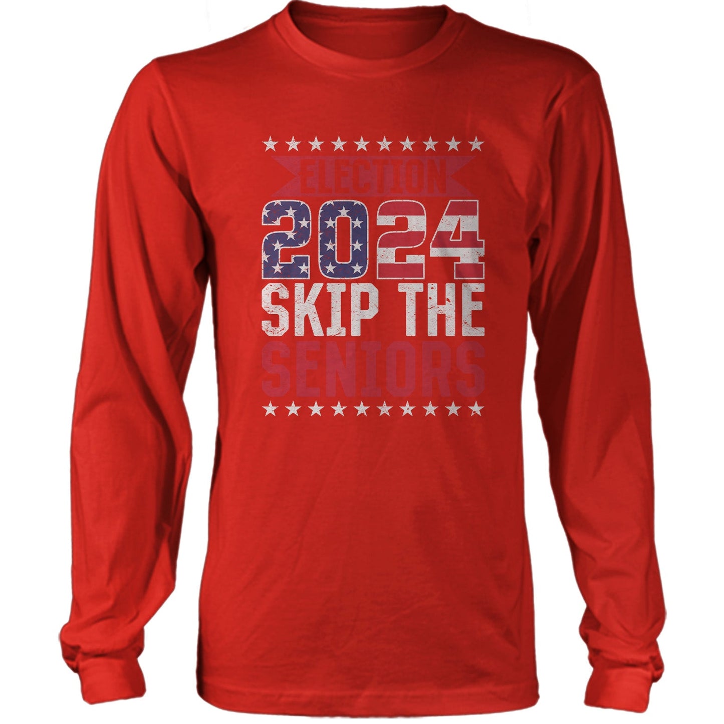 Election 2024 Skip The Seniors Funny US Election Tshirt