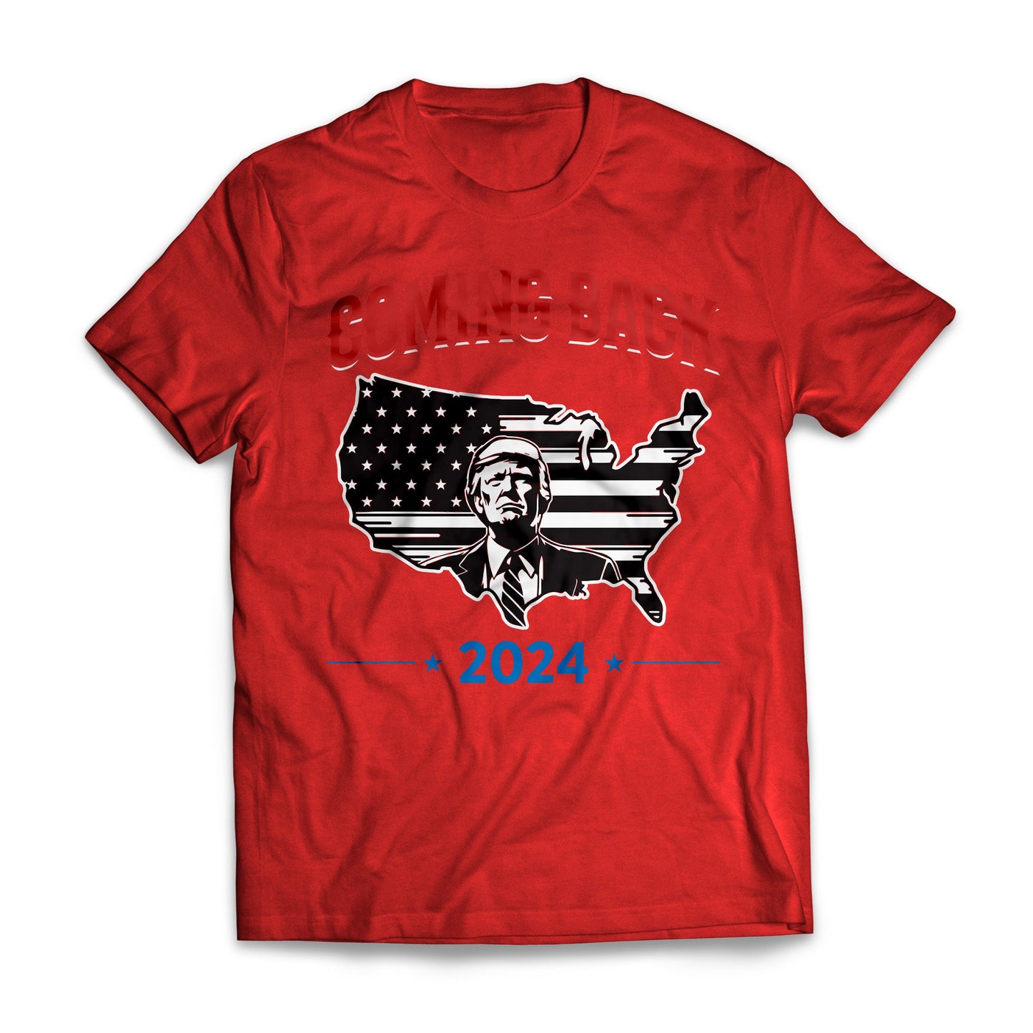 Coming Back 2024 Re-elect Donal Trump Election Day T-shirt