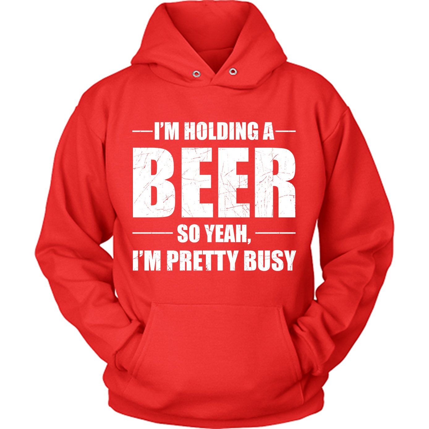 Holding A Beer
