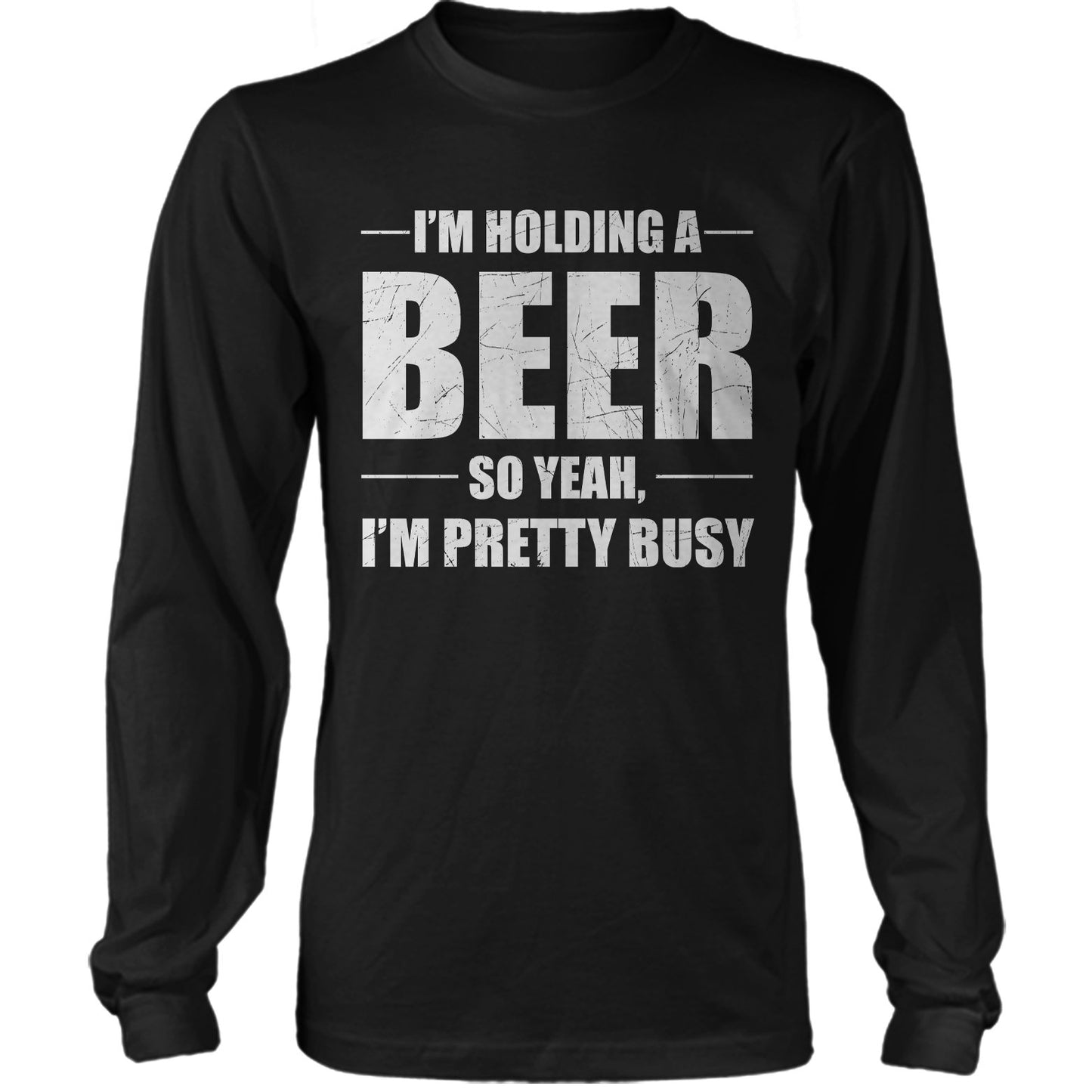 Holding A Beer