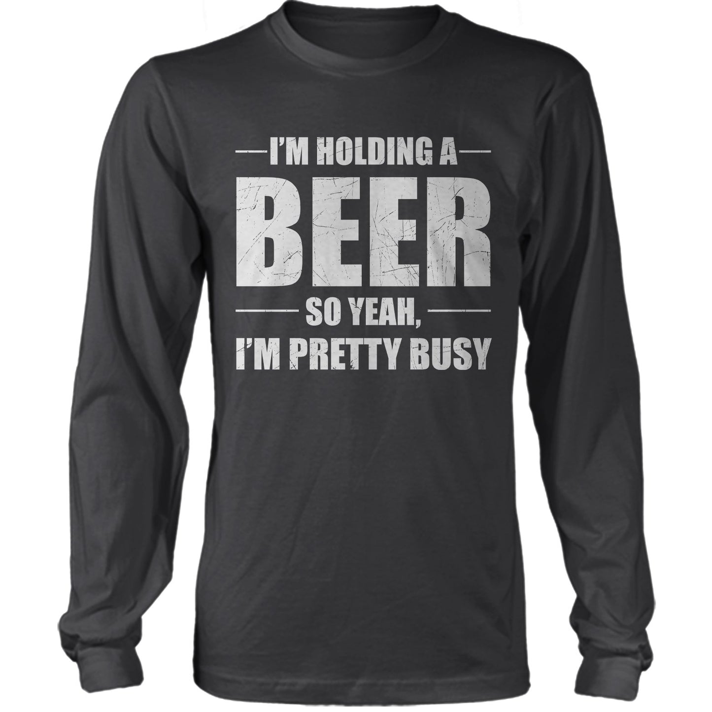 Holding A Beer