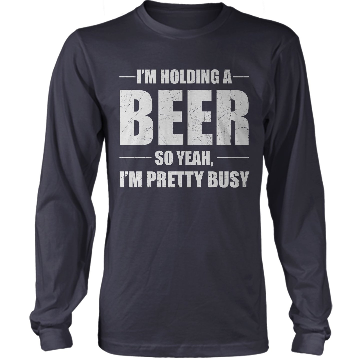 Holding A Beer