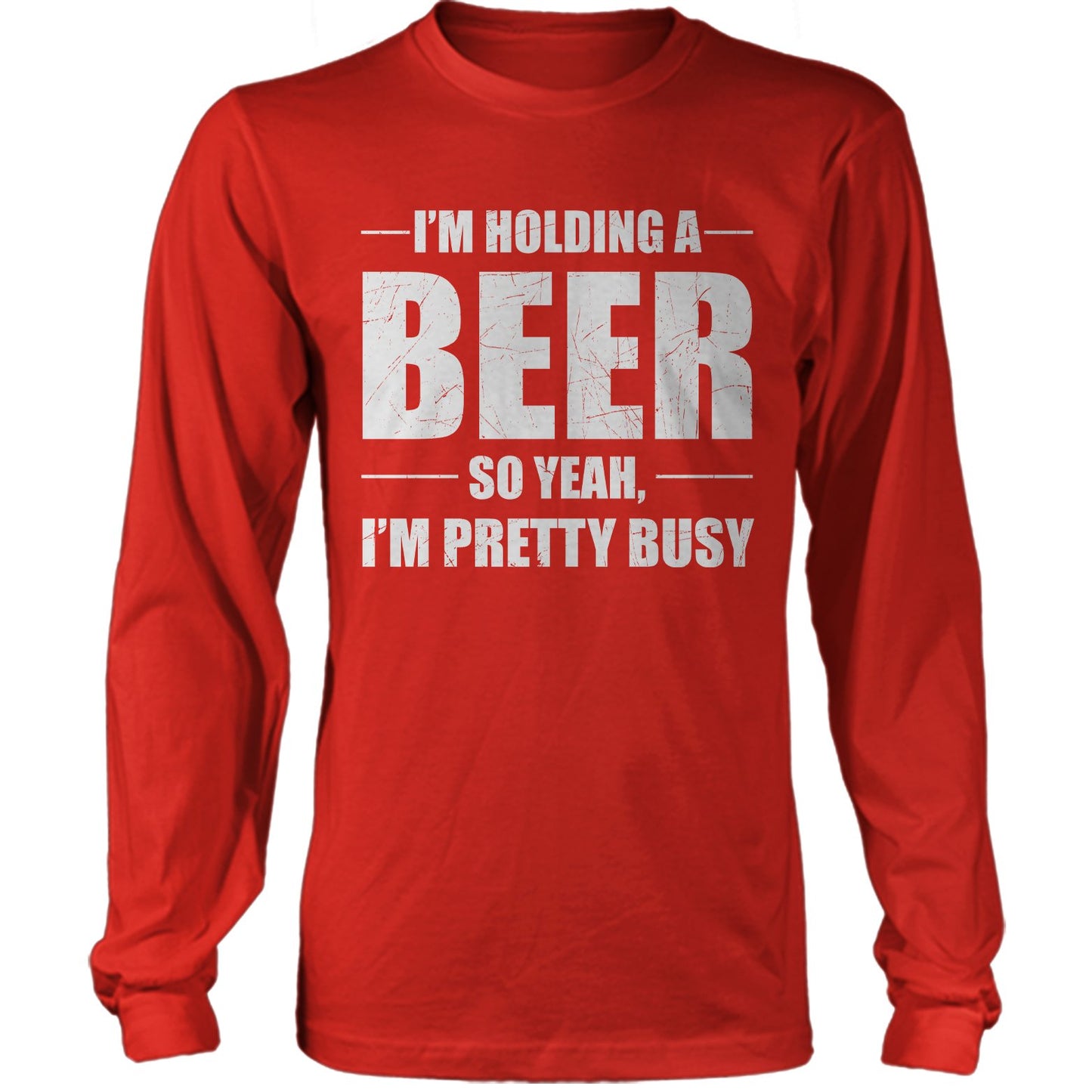 Holding A Beer