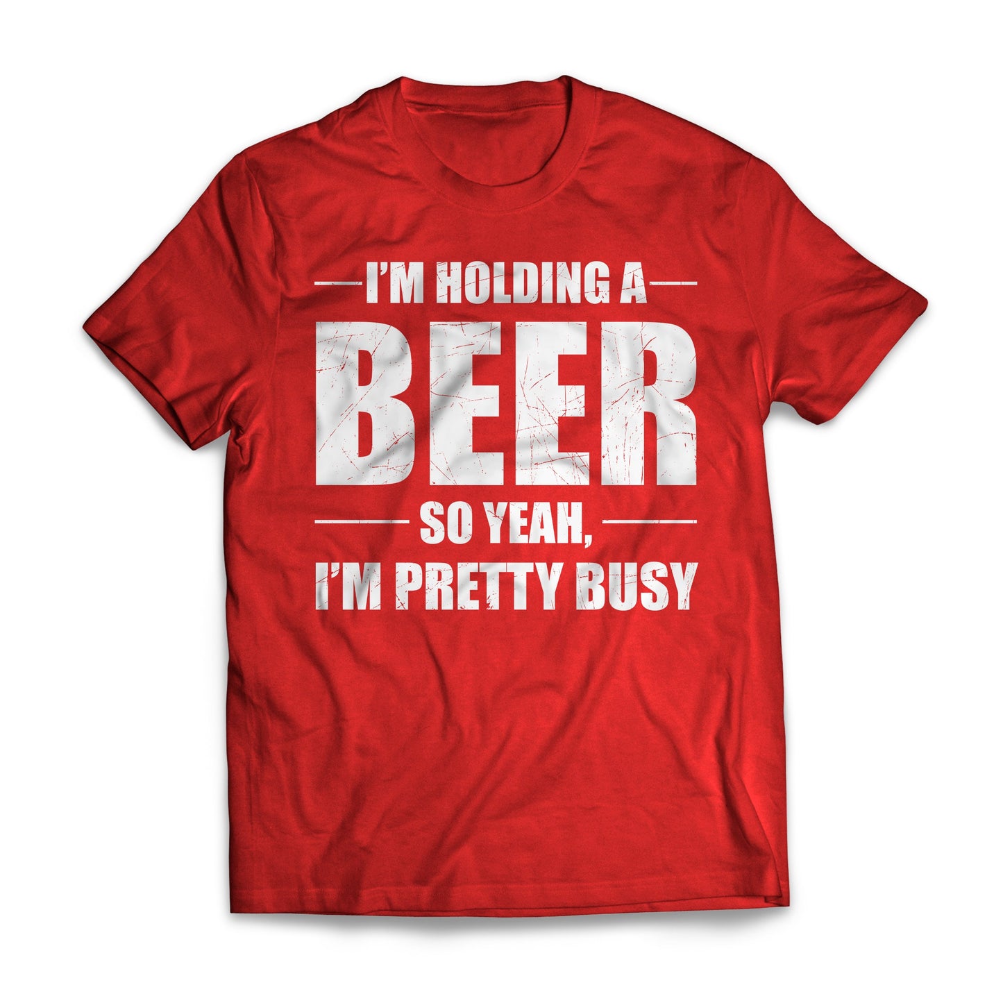 Holding A Beer