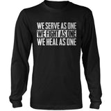 We Serve As One