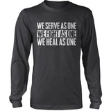 We Serve As One