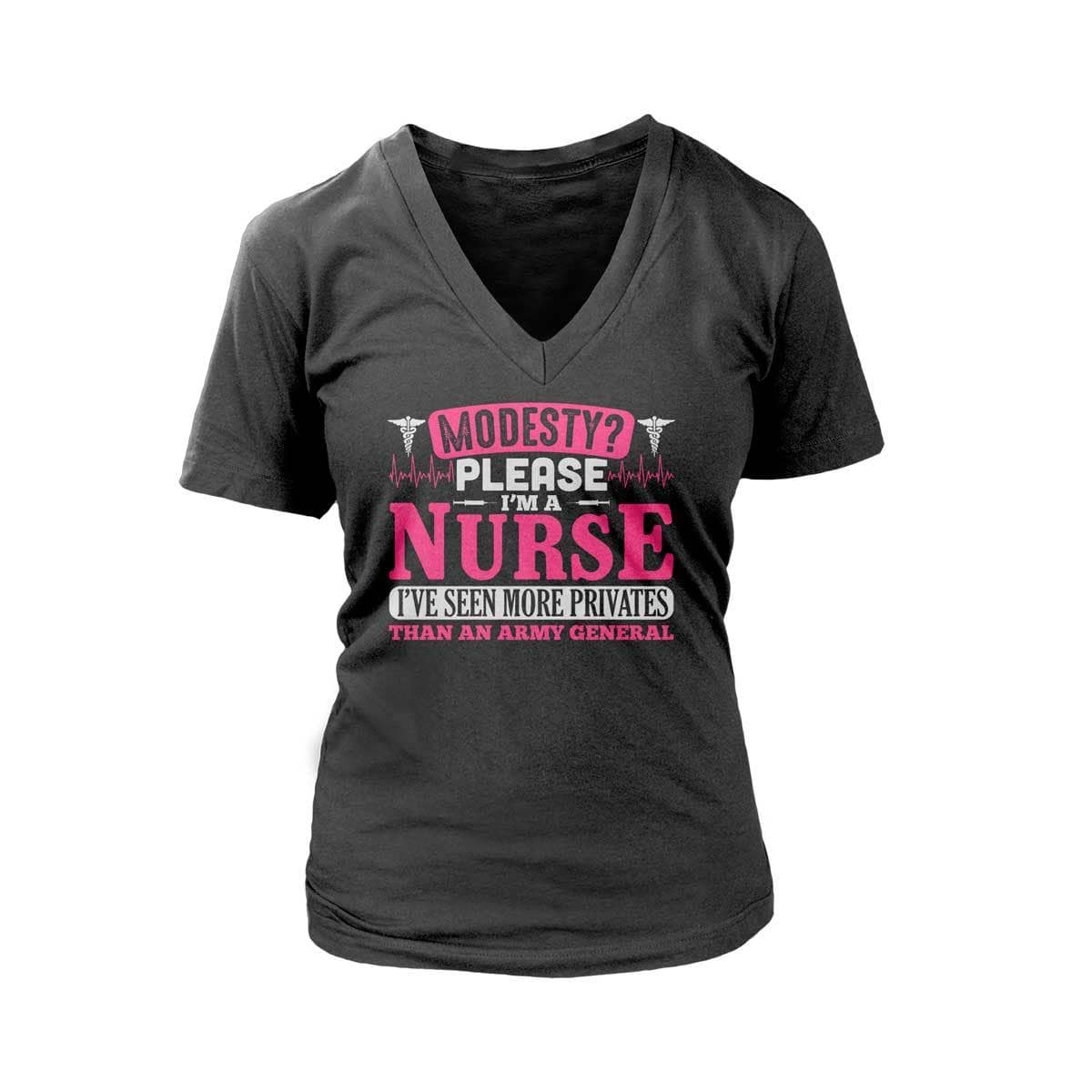 VNeck Nurse Modesty