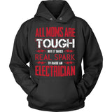 Red Tough Electrician Mom