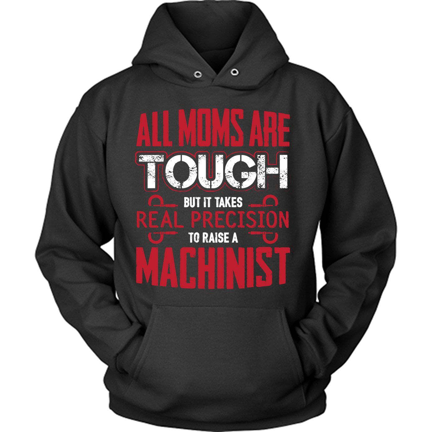 Red Tough Machinists Mom