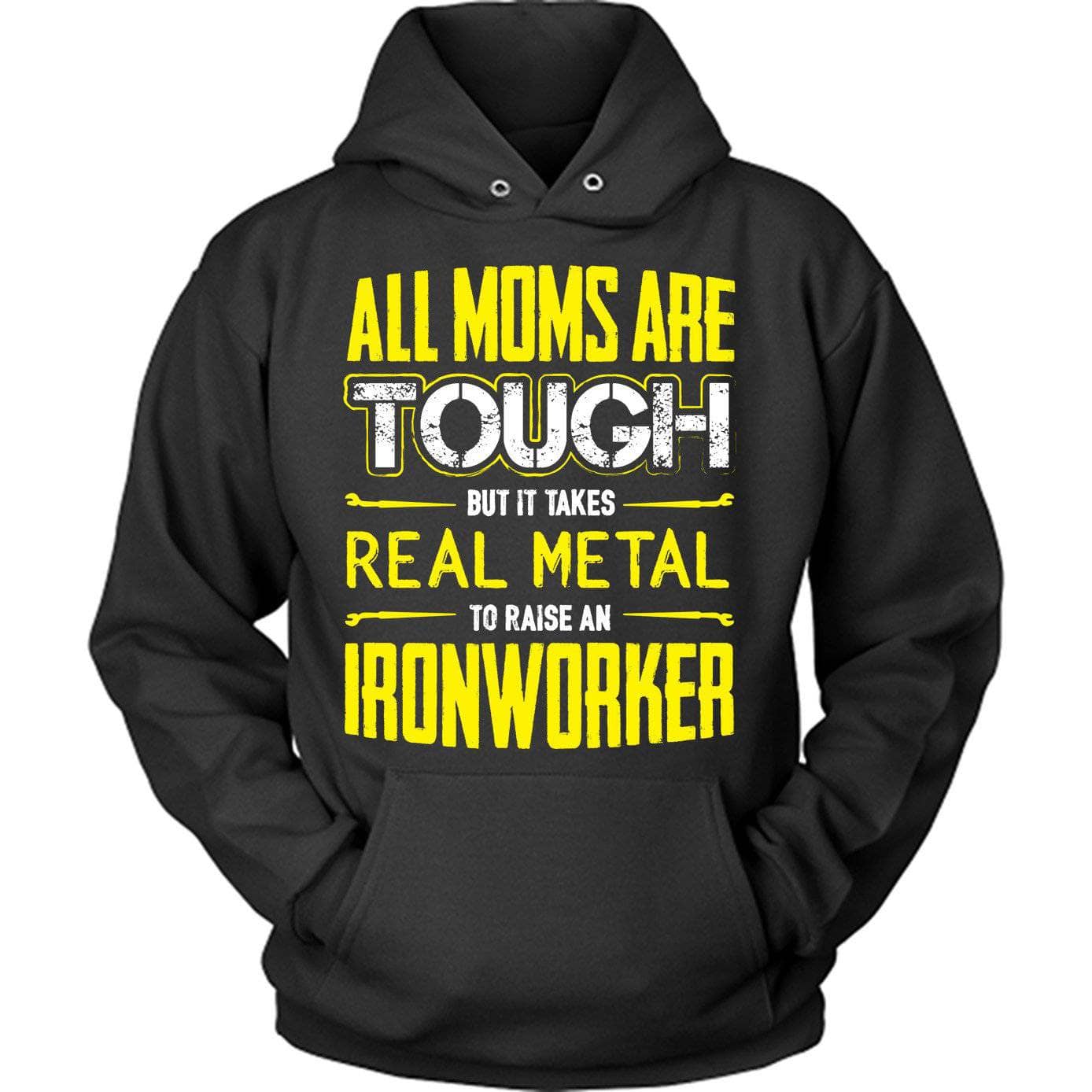 Yellow Tough Ironworker Mom