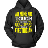 Yellow Tough Electrician Mom