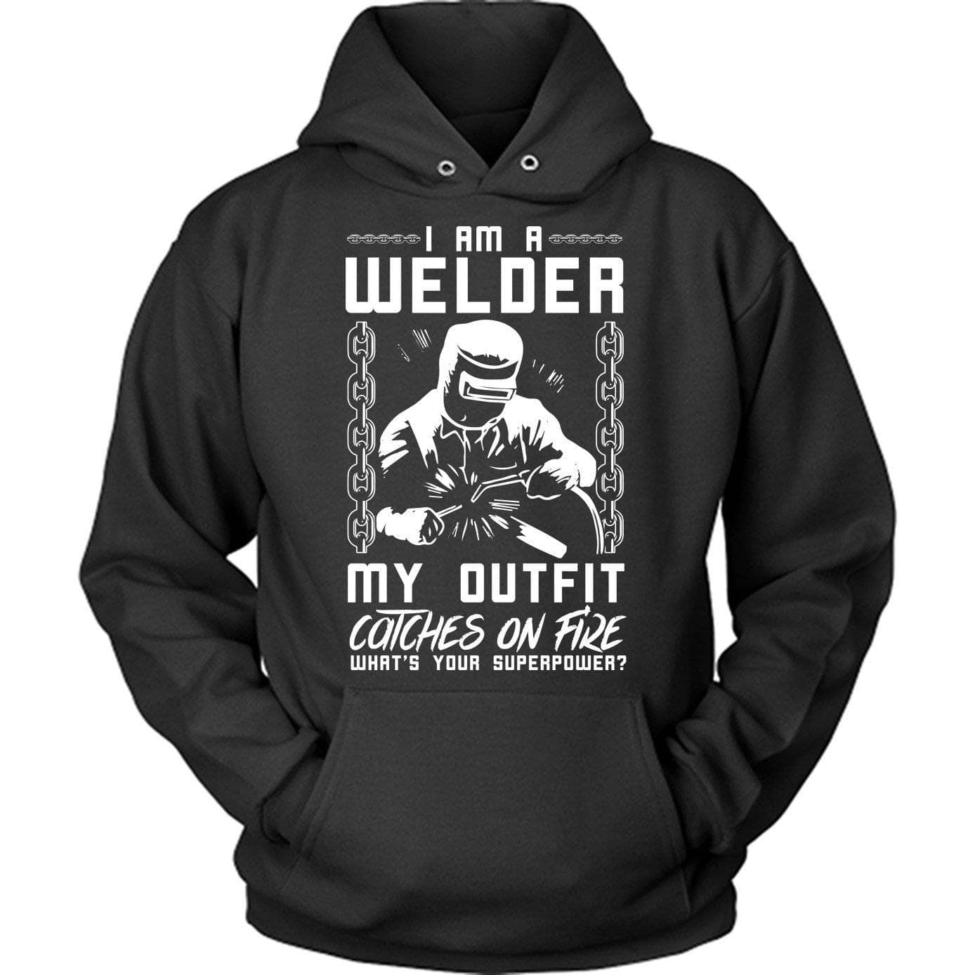 Welder On Fire