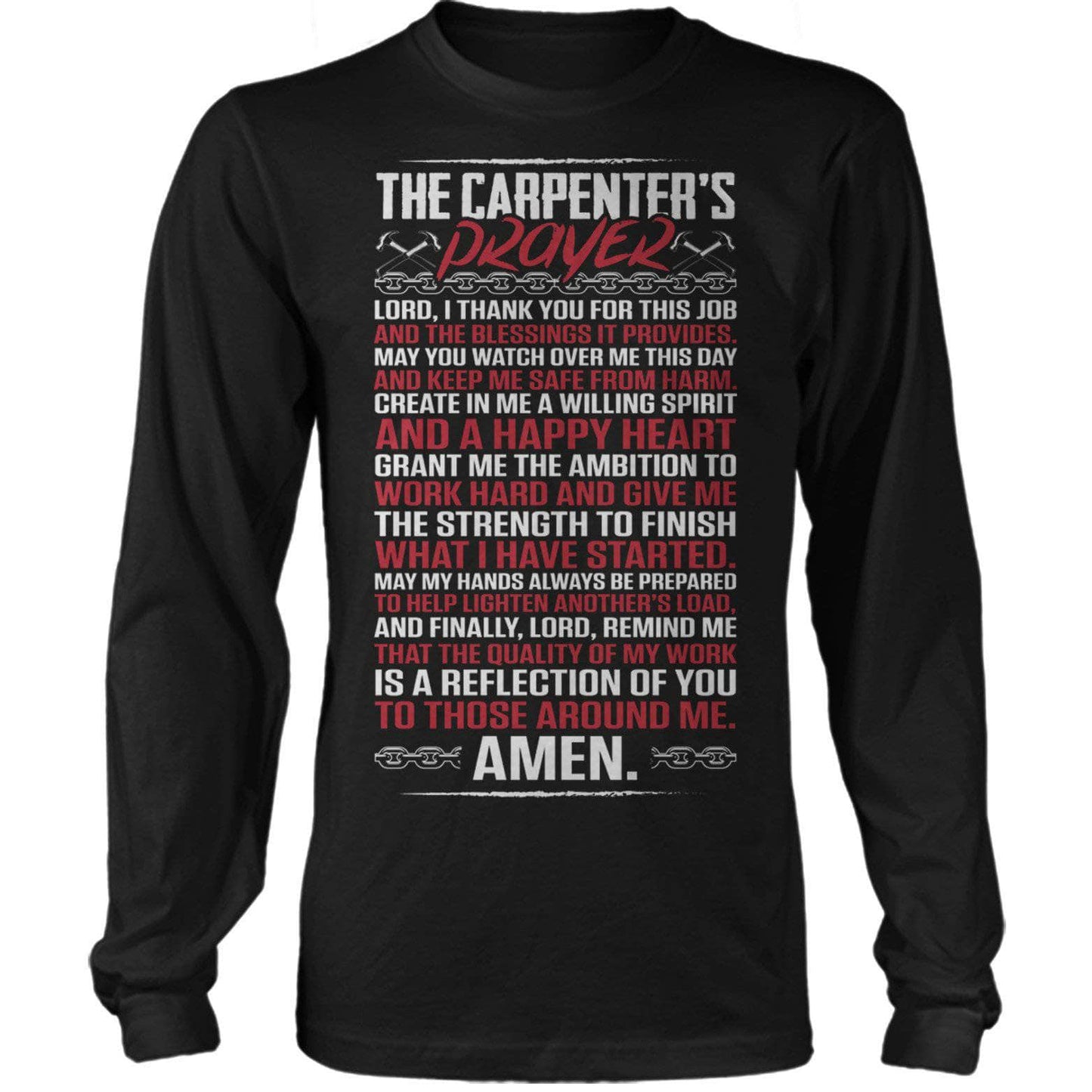 Carpenters Prayer