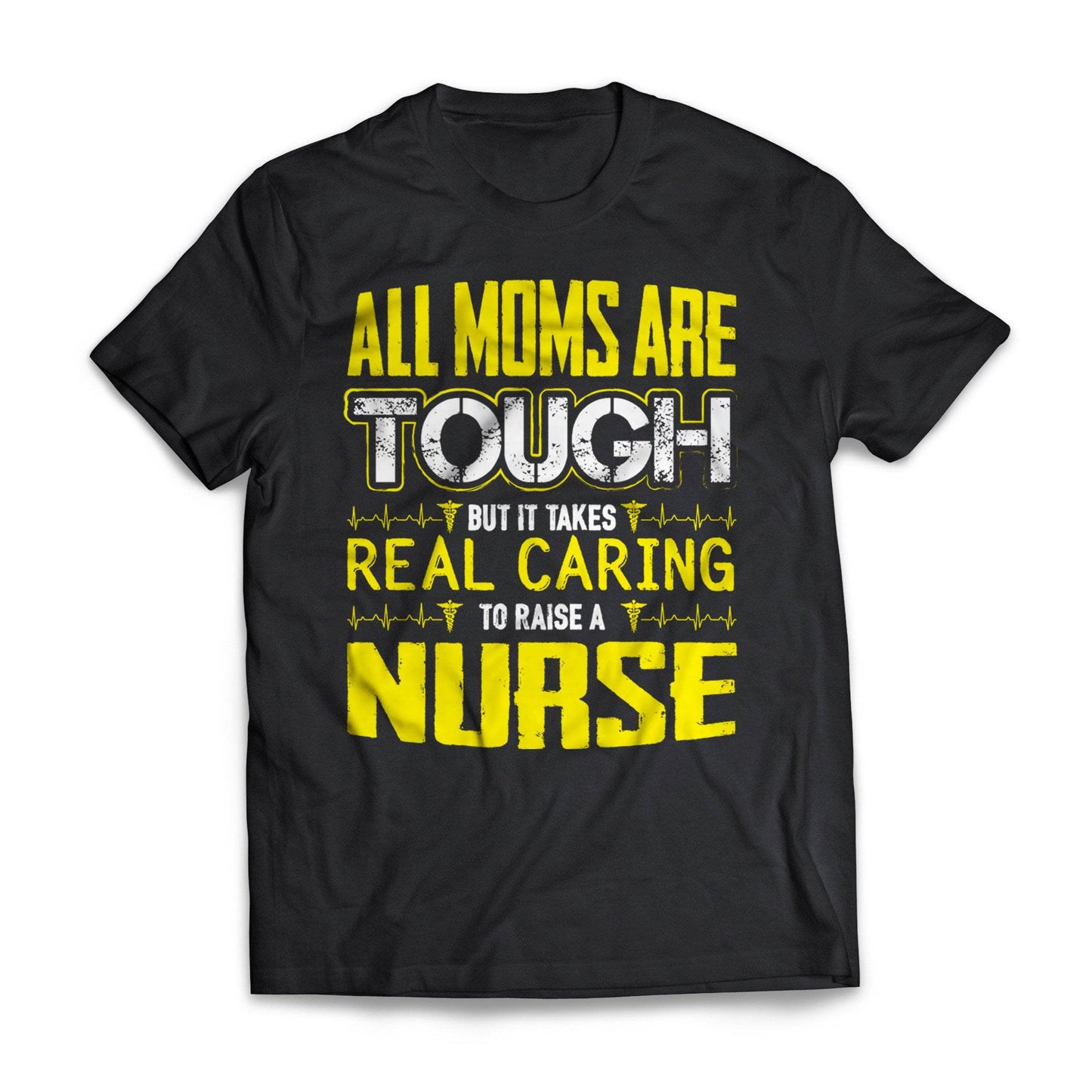 Yellow Tough Nurse Mom